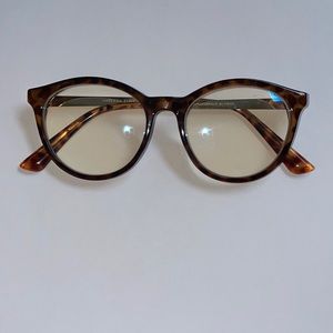 American Eagle Outfitters Tortoise Blue Light Accessory Glasses Frames